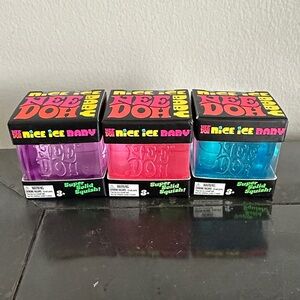 SHIPS TODAY! - Nee Doh Nice Ice Baby - Purple, Pink, Blue (Set of 3)